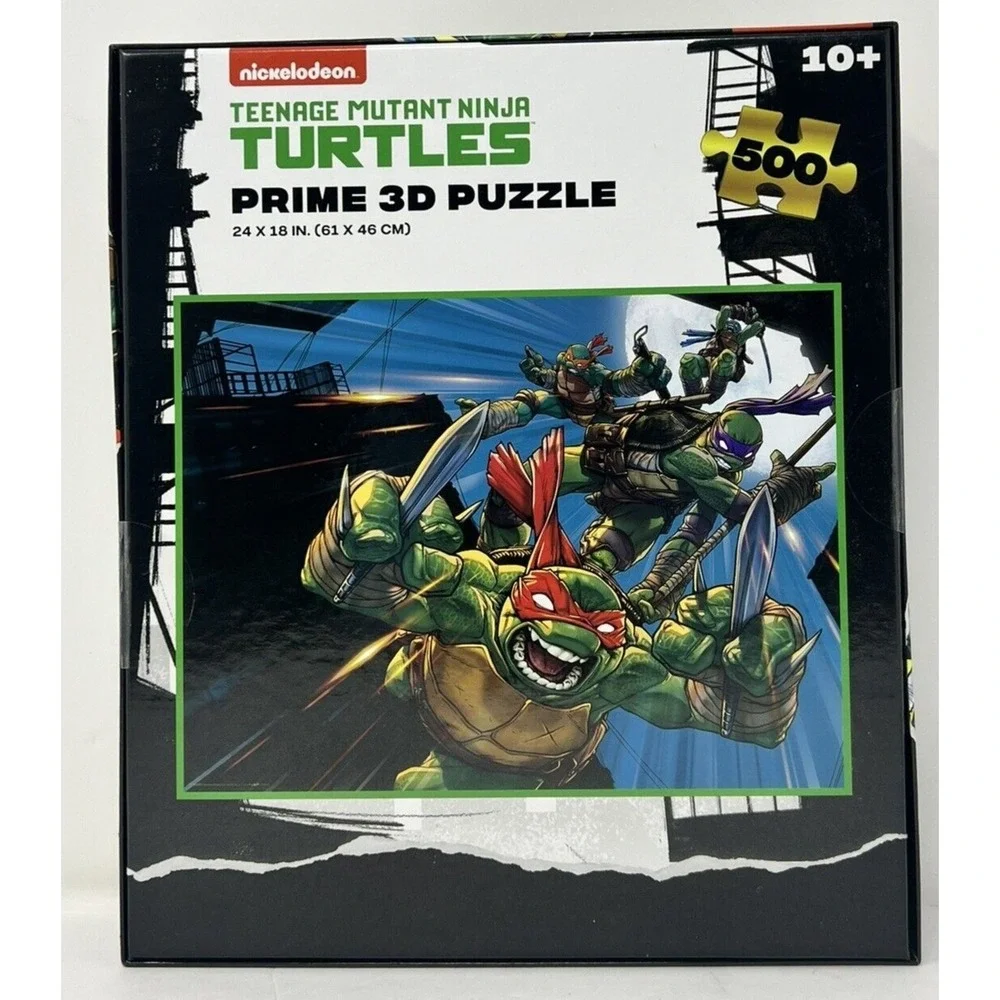 Nickelodeon Prime 3D Puzzle Teenage Mutant Ninja Turtles 500 Piece 24